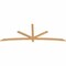 Ekena Millwork Alberta Smooth Timber Gable Bracket, Western Red Cedar, 108"W x 40"H x 1 1/2"D x 3 1/2"F, 9/12 Pitch GBW108X40X0204ALB00SWR - alternate 2